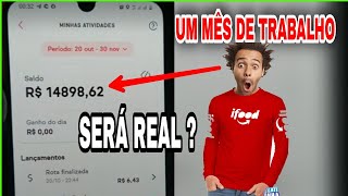 IFOOD um mês de trabalho (JÁ DA PARA COMPRA UMA MOTO ZERO ) screenshot 5
