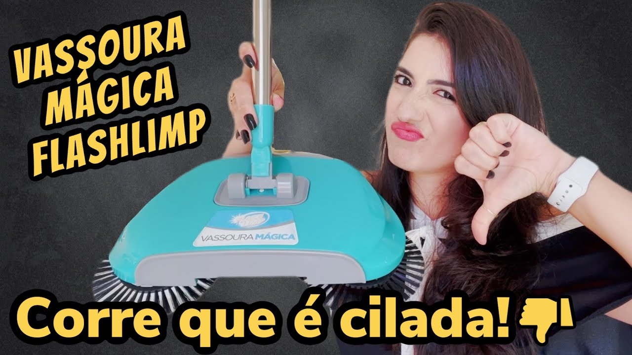 VASSOURA MÁGICA flashlimp: NÃO COMPRE antes de ver esse vídeo