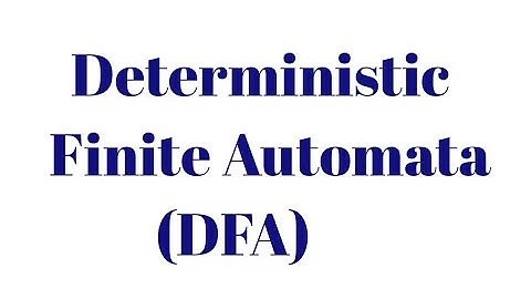 Deterministic Finite Automata (DFA) | Lec-6 | #deterministicfiniteautomata #flat #finiteautomata