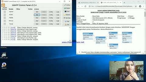 MEMBUAT DATABASE MENGGUNAKAN CMD (UAS PROJECT BASIS DATA) part 1