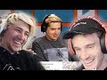 xQc Reacts to PewDiePie Reacting to Twitch Perfectly Timed Moments