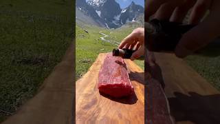 nature + steak = perfection #shorts #nature #cooking #satisfying #viral