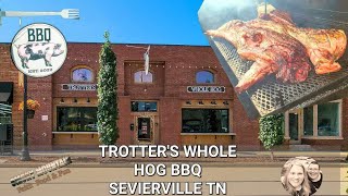 Trotters Whole Hog BBQ Downtown Sevierville, Tennessee  Pork Rinds to Pulled Pork!  In Depth Look