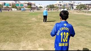 City cricket club U 15 team played a match on mat cover pitch. City U 15 won  by good margin. screenshot 5