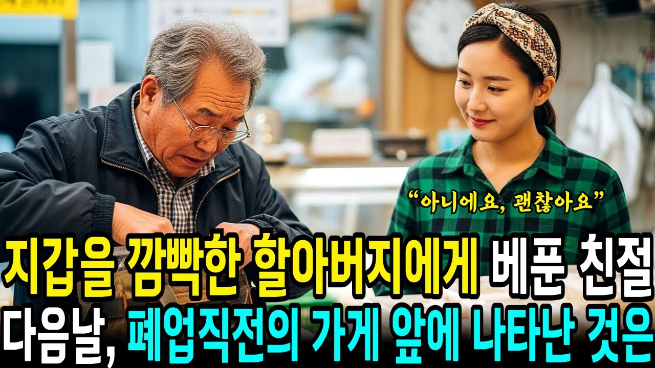 지갑을 깜빡한 할아버지에게 베푼 친절에 다음날, 폐업 직전의 손두부집 앞에 나타난 것은.. | 사연라디오 | 오디오북 | 삶의지혜 |