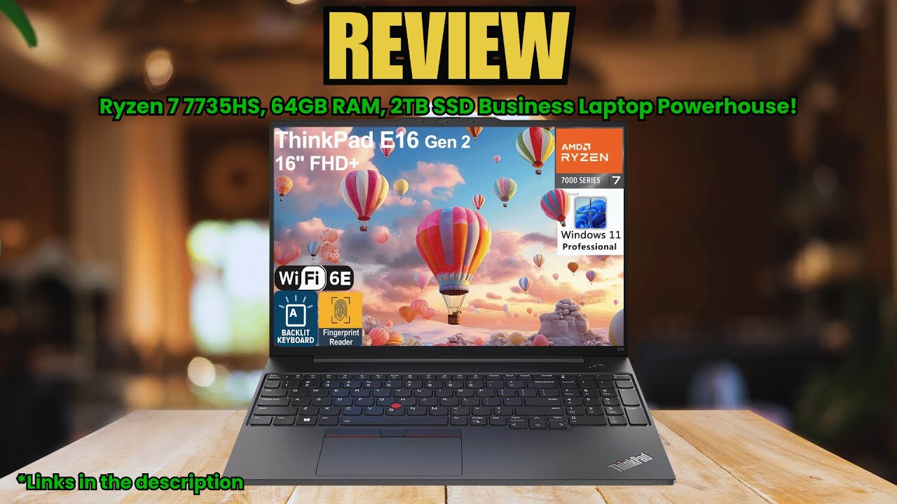 Lenovo ThinkPad E16 G2 Review 2025 | Ryzen 7 7735HS, 64GB RAM, 2TB