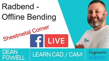 Sheetmetal Corner - Facebook Live - Offline Bending