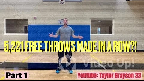 Guinness World Record Part 1 Basketball Edition - 🏀🚨💀5,221 Free Throws Made in a Row?! #tg33