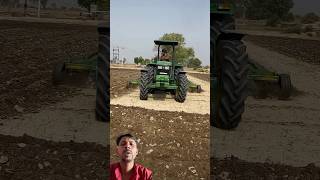 John deere 5075E 4x4 tractor cultivator se khet ki jutai karte hue ￼#farming #johndeere #tractor