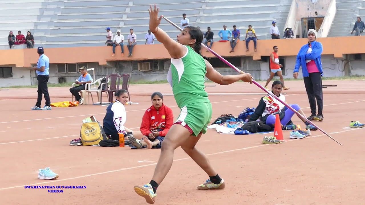 WOMEN'S JAVELIN FINAL. 77th ALL INDIA INTER UNIVERSITY ATHLETICS