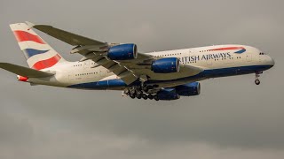 13 MINUTES OF LONDON HEATHROW PLANE SPOTTING