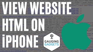 How to View Website Page Source on iPhone or iPad - iOS - View HTML on Mobile