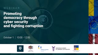 WEBINAR | Promoting democracy through cyber security and fighting corruption