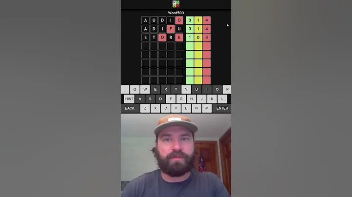 WHERE DO THESE LETTERS GO?! #word500 #wordle