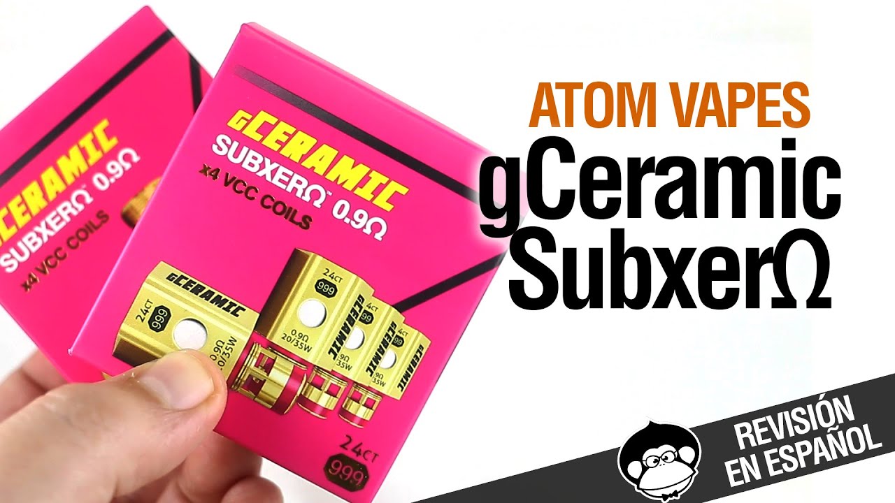 gCeramic SubxerΩ by Atom Vapes - cerámicas para Atlantis, Triton, Subtank, Nebox, Herakles...