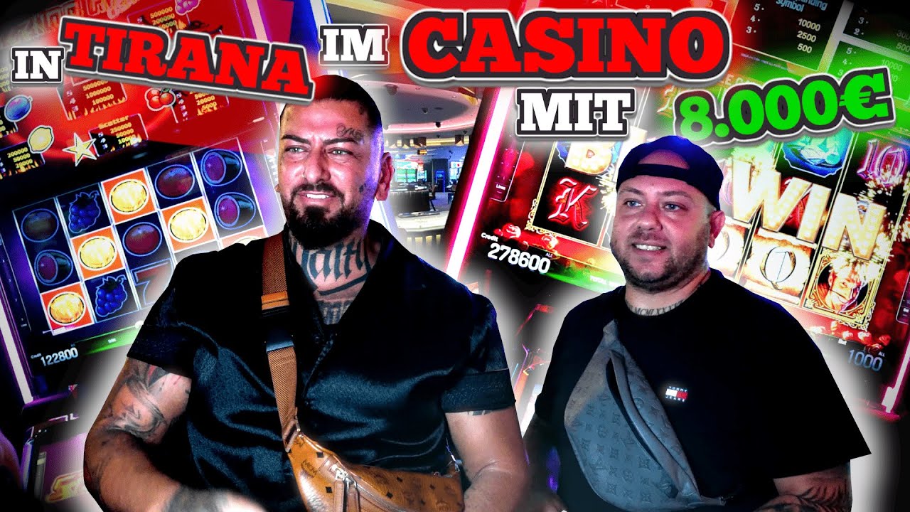 in ALBANIEN im CASINO mit 8.000€🤑EINSATZ: 50€🤯1 von 2 #VLOG