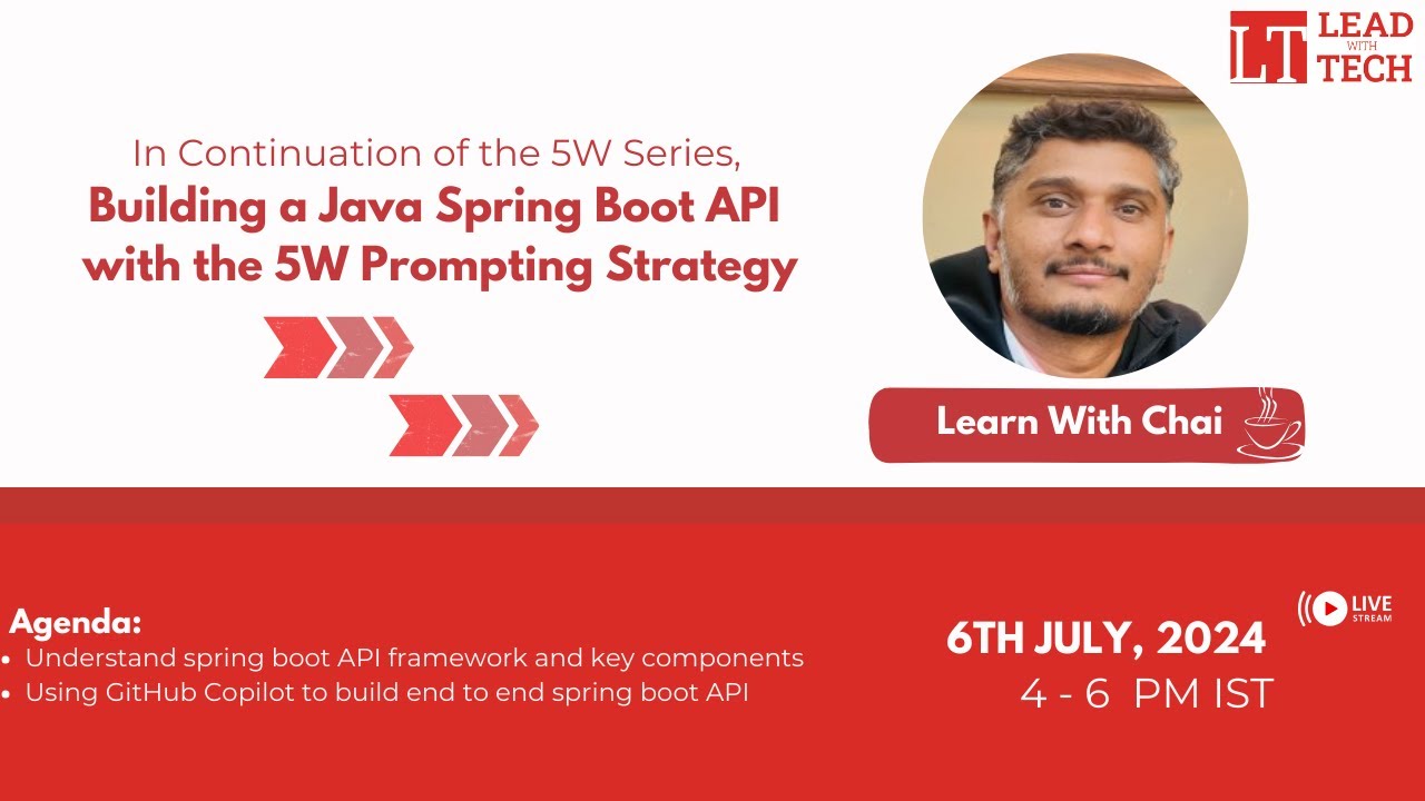 Building a Java Spring Boot API with the 5W Prompting Strategy - YouTube
