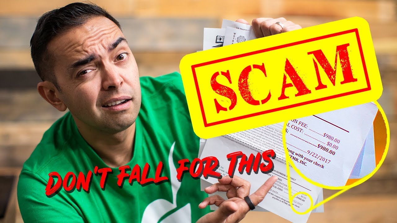 They Tried to Scam Me for $8,866! (Beware Of This Trademark Hoax)