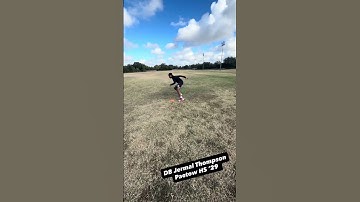 CROSSOVER RUN TRANSITION BREAKS 2029 DB JT Thompson #defensiveback #cornerback #dbdrills