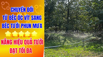 Nghiệm thu công trình chuyển đổi từ béc ốc vít sang béc tưới phun mưa MK88 nâng cao hiệu quả tưới