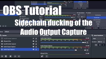 OBS - How To Sidechain/Duck The Audio Output Capture