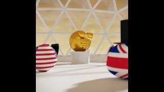 MAKING MARS AMERICAN AGAIN | Countryballs Animation #shorts