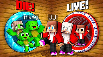 JJ and Mikey: NOOB vs PRO Choose A Slide Family Battle in Minecraft - Maizen