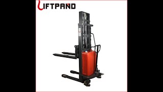 Demonstration of semi-electric stacker operation