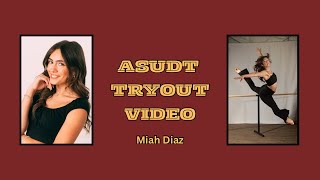 Miah Diaz | Arizona State University Dance Team Tryout Video