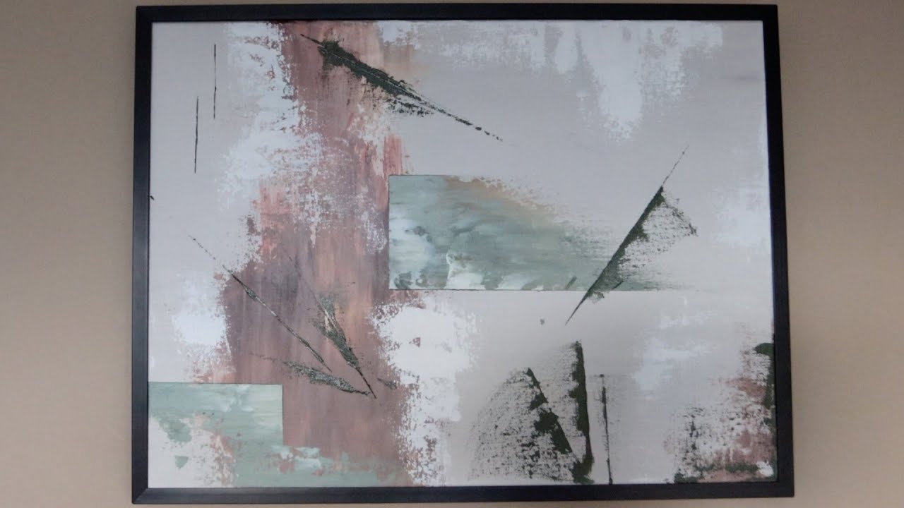 ABSTRACT PAINTING TECHNIQUES/ STEP BY STEP/ PAINTING FOR BEGINNERS