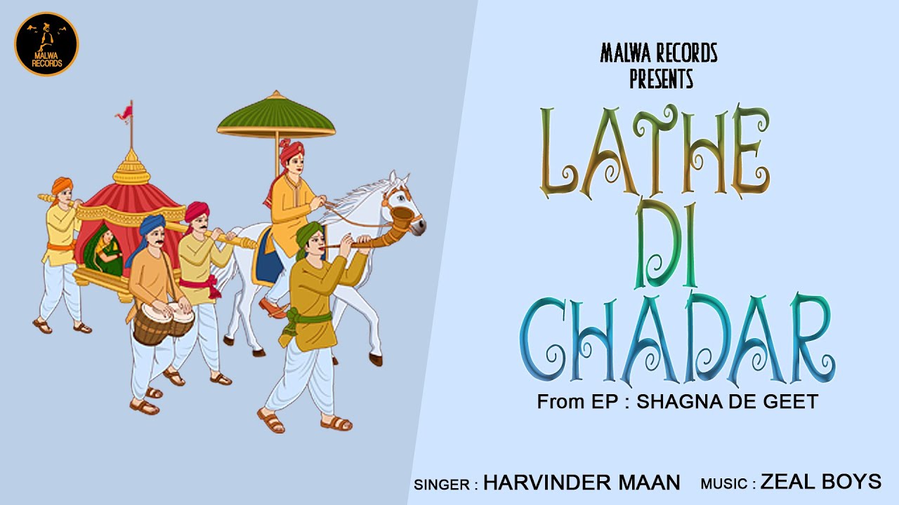 lathe di chadar ( Official Song ) Harvinder Maan Shagna De Geet YouTube