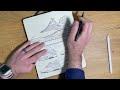 Tutorial concept sketch technique i use while traveling