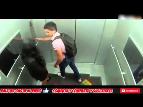 Videos de Risa 2014 Ascensor con chica Sexy Bromas Pesadas Videos Graciosos sustos y terror