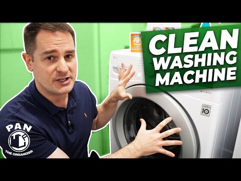 HOW TO CLEAN YOUR WASHING MACHINE! (Quick &amp; Easy!)