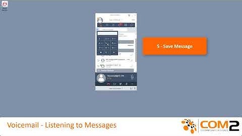 Avaya Equinox Desktop - Voicemail: Listening to Messages