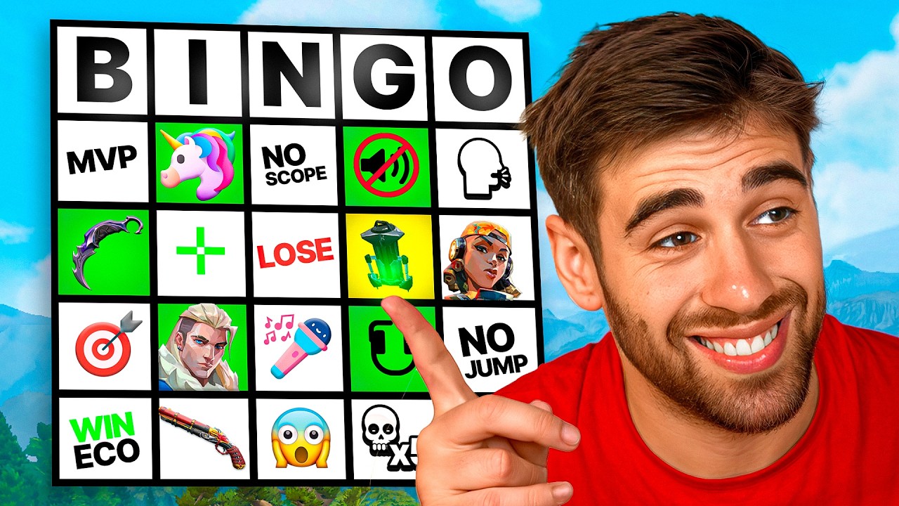 Probé el BINGO MÁS VIRAL de VALORANT...