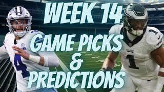NFL Week 14 Predictions and Picks: ESPN Pick'em Week 14 #Week14Picks #footballpicks