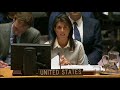 Ambassador Haley's Remarks at UN Security Council Meeting on Jerusalem