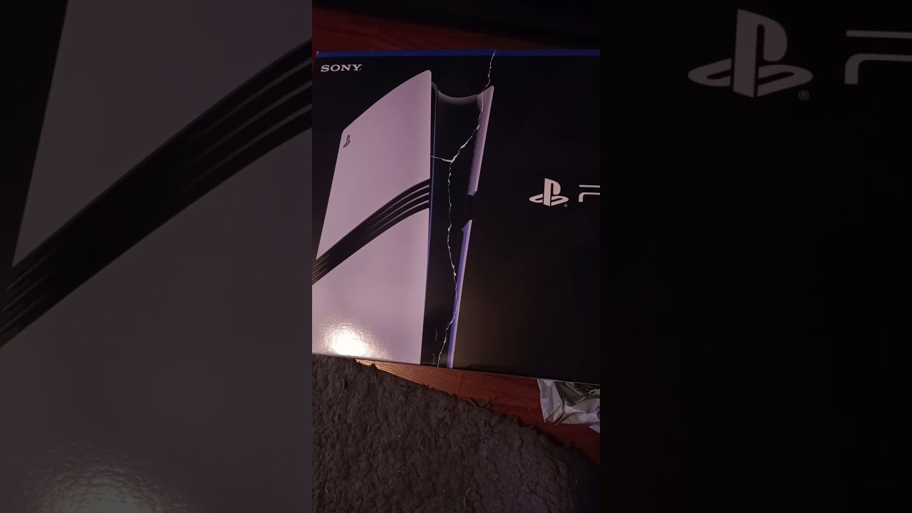 New Ps5 Pro damaged box from Walmart. pt 2