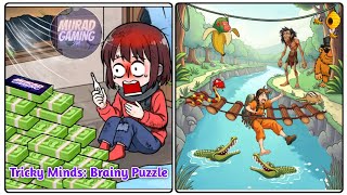 Tricky Minds Brainy Puzzle Level 86: Rescue The Girl !Gameplay Solution screenshot 1