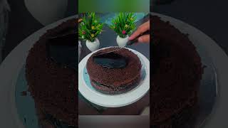Chocolate truffle cake#decoration #shorts