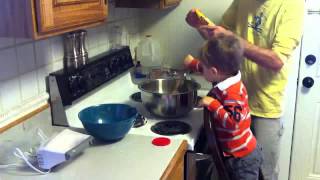 Baking Cookies with Abe