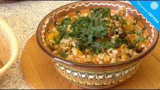 Гречка с куриной печенью. Простое блюдо для семейного ужина Гречка с куриной печенью. Простое блюдо для семейного ужина