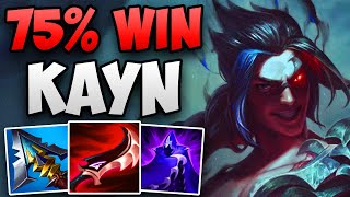 75% WIN RATE KAYN IN CHALLENGER! | CHALLENGER KAYN JUNGLE GAMEPLAY | Patch 13.23 S13