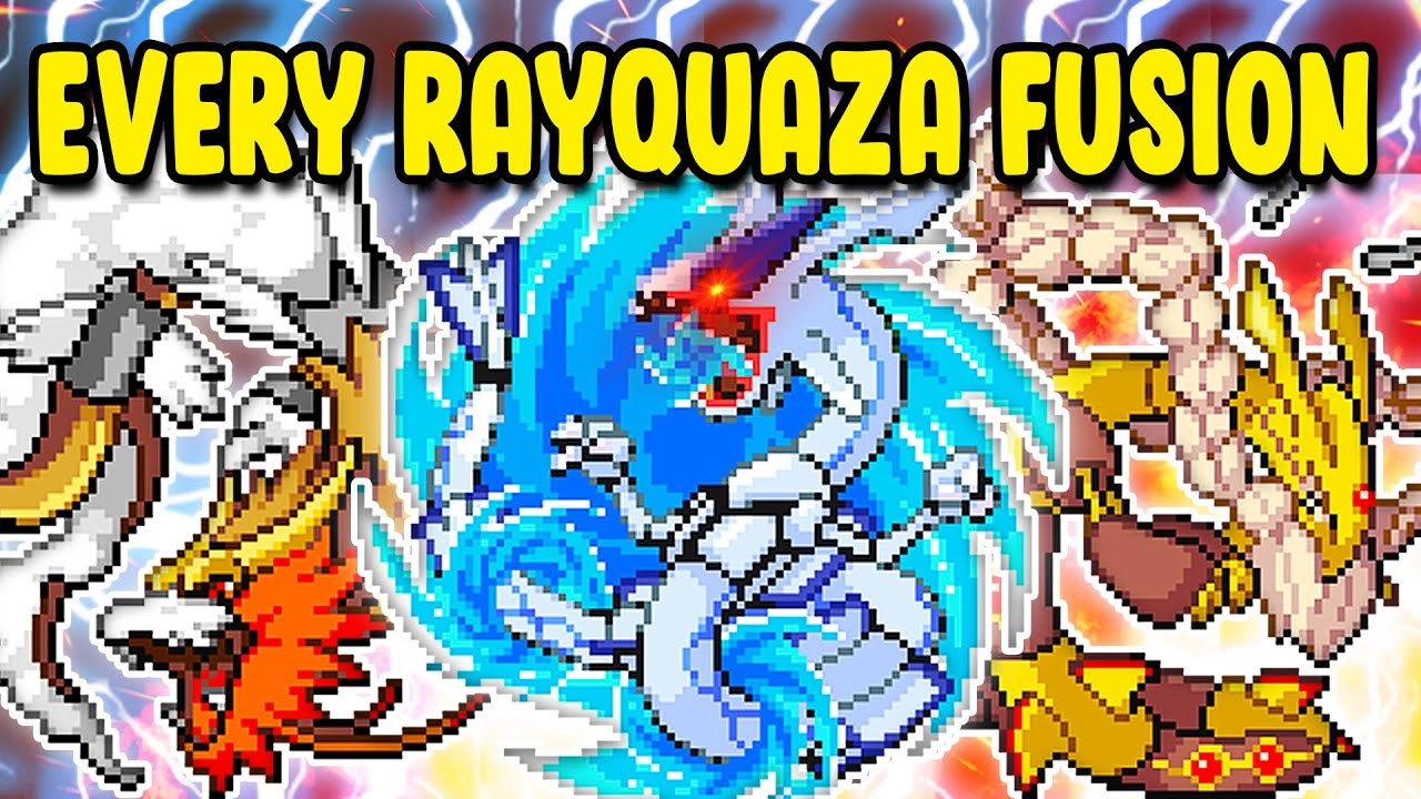 What Every Rayquaza Fusion Looks Like in Infinite Fusion