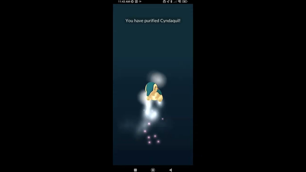 Pokémon GO-Purifying Shadow Cyndaquil