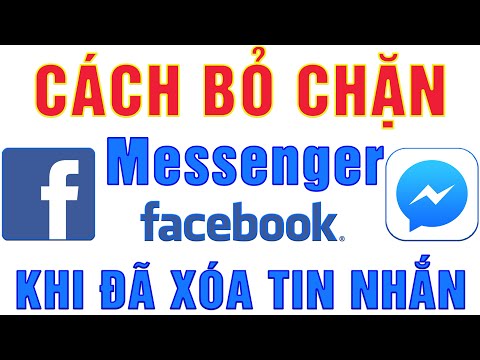 Video Cách Bỏ Chặn Tin Nhắn Messenger Và Facebook || Giao... - youtube