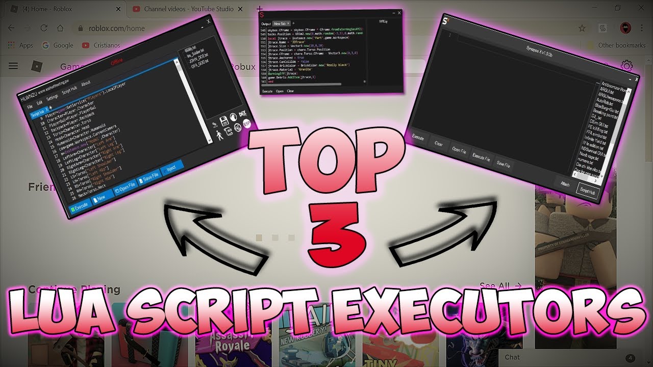 Top 3 Best Roblox Level 6 Lua Script Executors Working 2020 Youtube - best roblox executor 2020