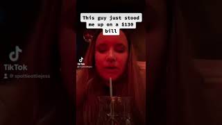 Hot girl stood up on  date