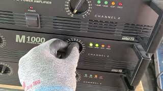 Inter-M인터엠 M1000 1000와트 파워앰프 중고